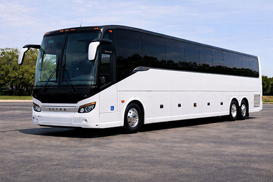 56-passenger charter bus available for charter in Piketon, OH